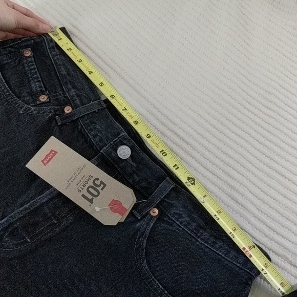 NWT Levi's 501 Non-Stretch Shorts Faded Black Grey - Picture 5 of 8